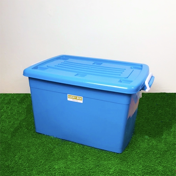 2020.12.17_201217_110 2175M กล่องพลาสติกมีล้อฝาล็อค 75 ลิตร สีพาสเทล - Image 4